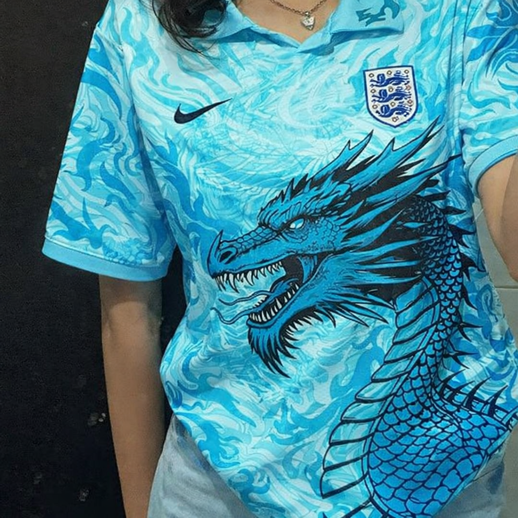 Light Blue Dragon - Unisex Jersey