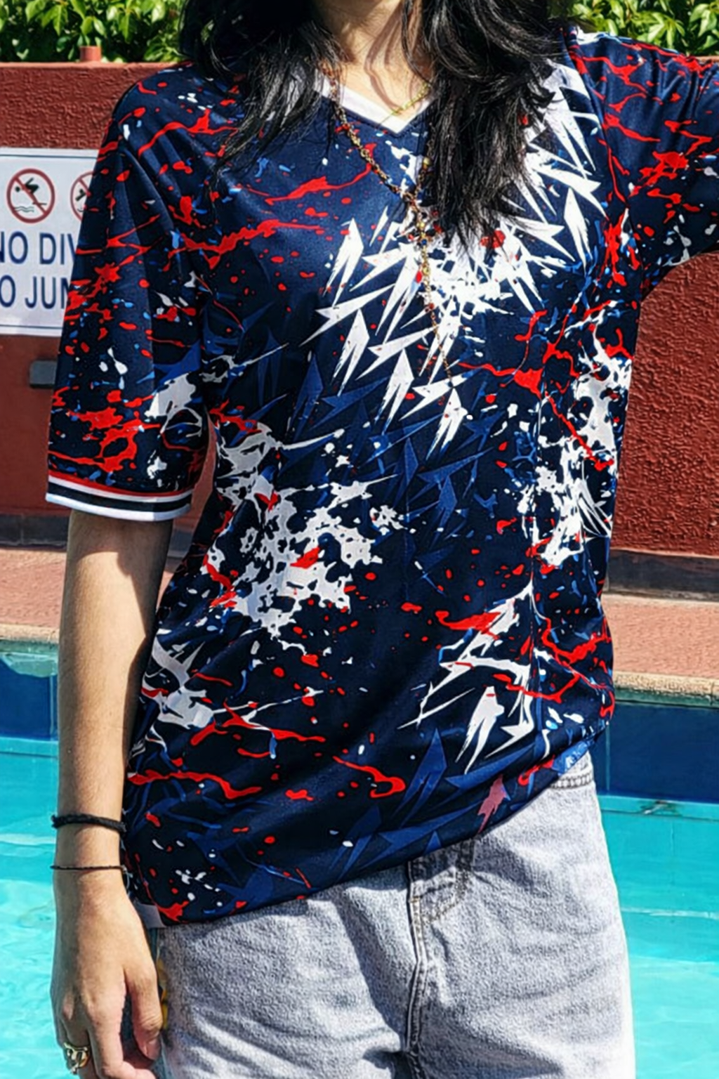 Blue Splash - Unisex Jersey