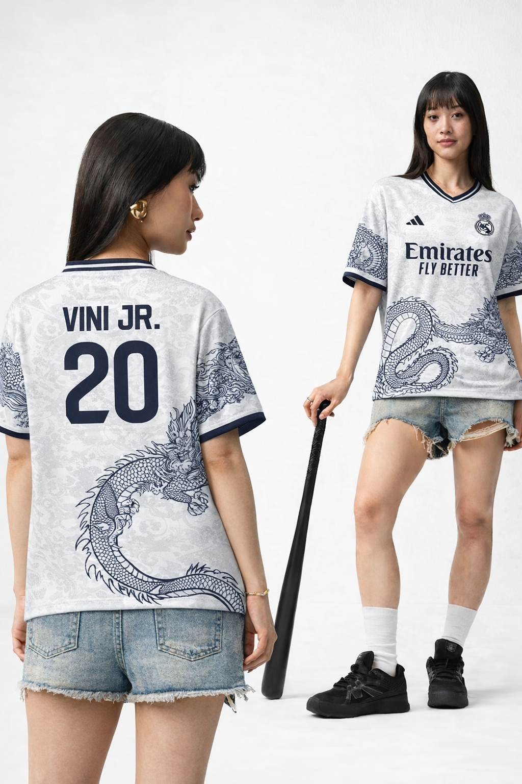 White Emirates Dragon- Unisex Jersey