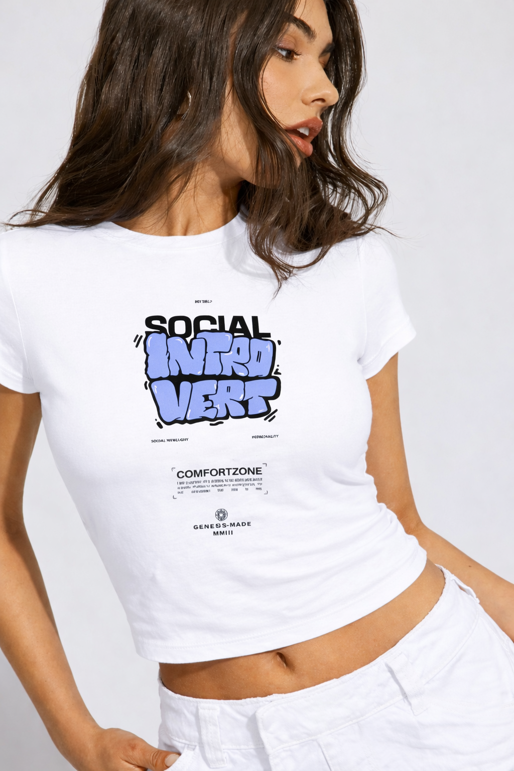 Social Introvert - Baby Tee