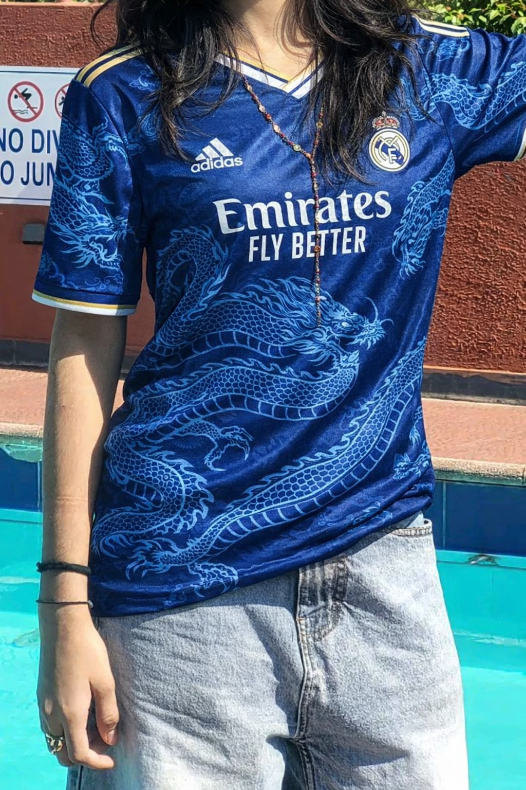 Dark Blue Dragon - Unisex Jersey
