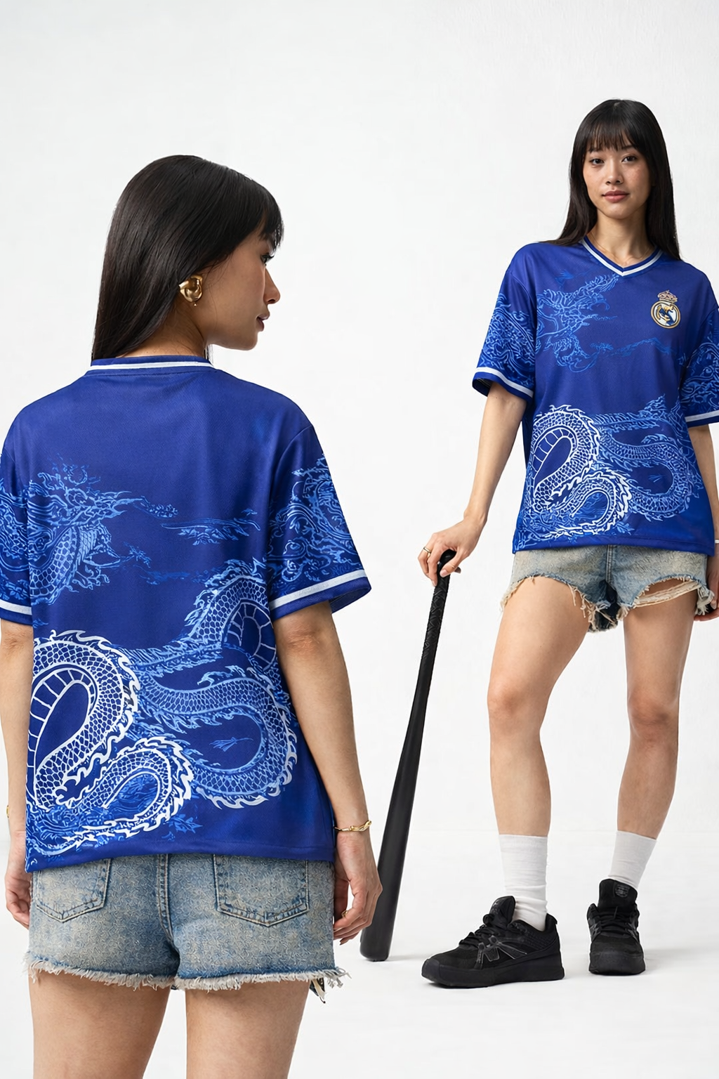 Dark Blue Dragon - Unisex Jersey